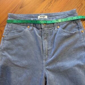 Wrangler Blue Corduroy Cropped Pants